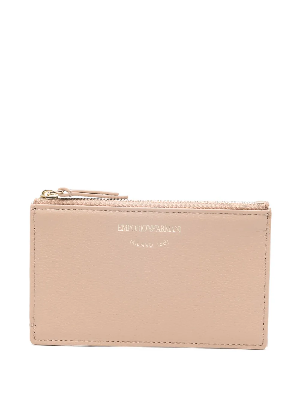 Emporio Armani zip wallet - Toni neutri