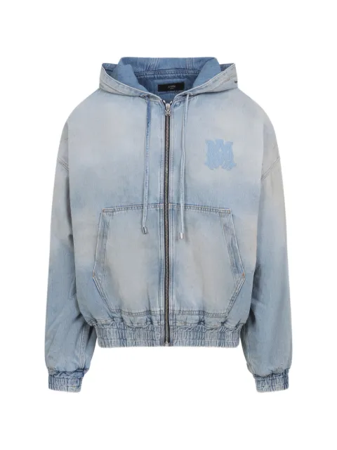 AMIRI logo-embroidered hooded jacket