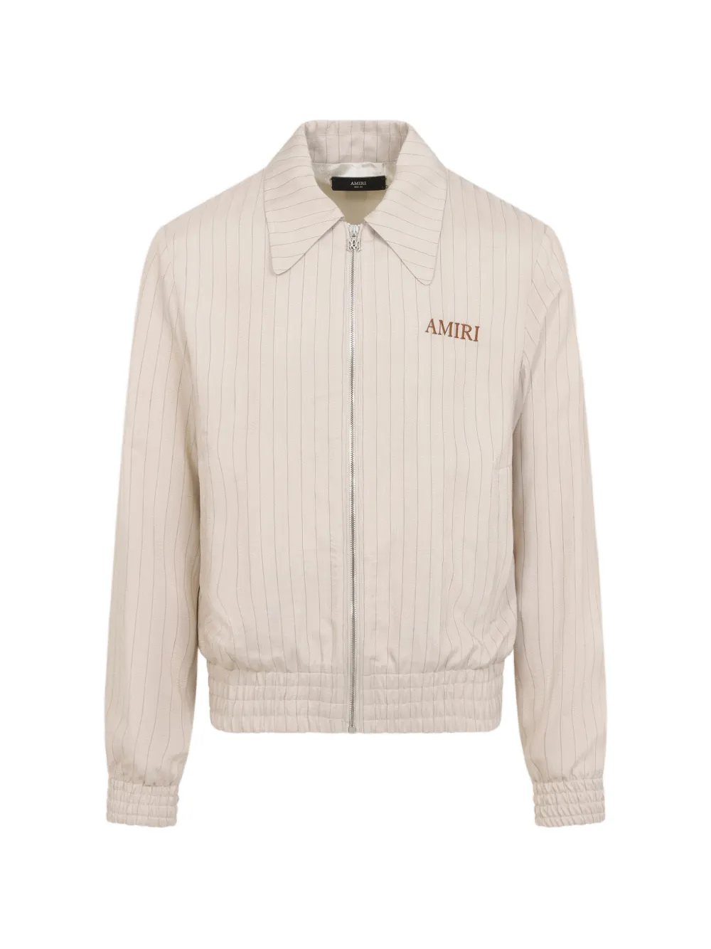 AMIRI striped zip-up jacket - Toni neutri
