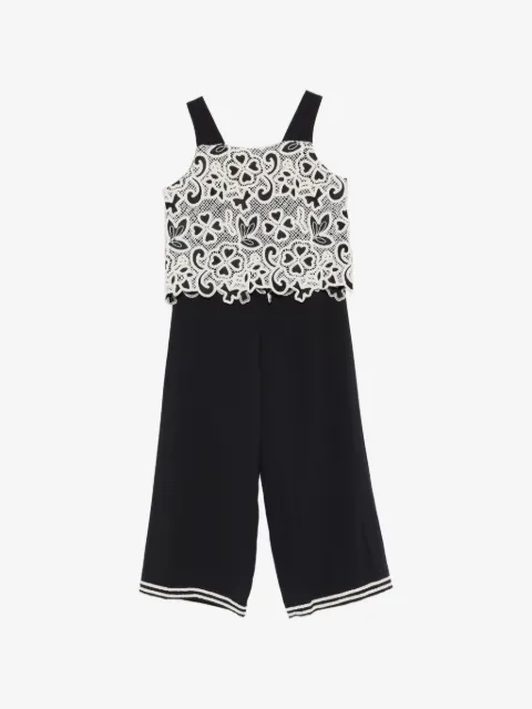 Abel & Lula cream lace jumpsuit
