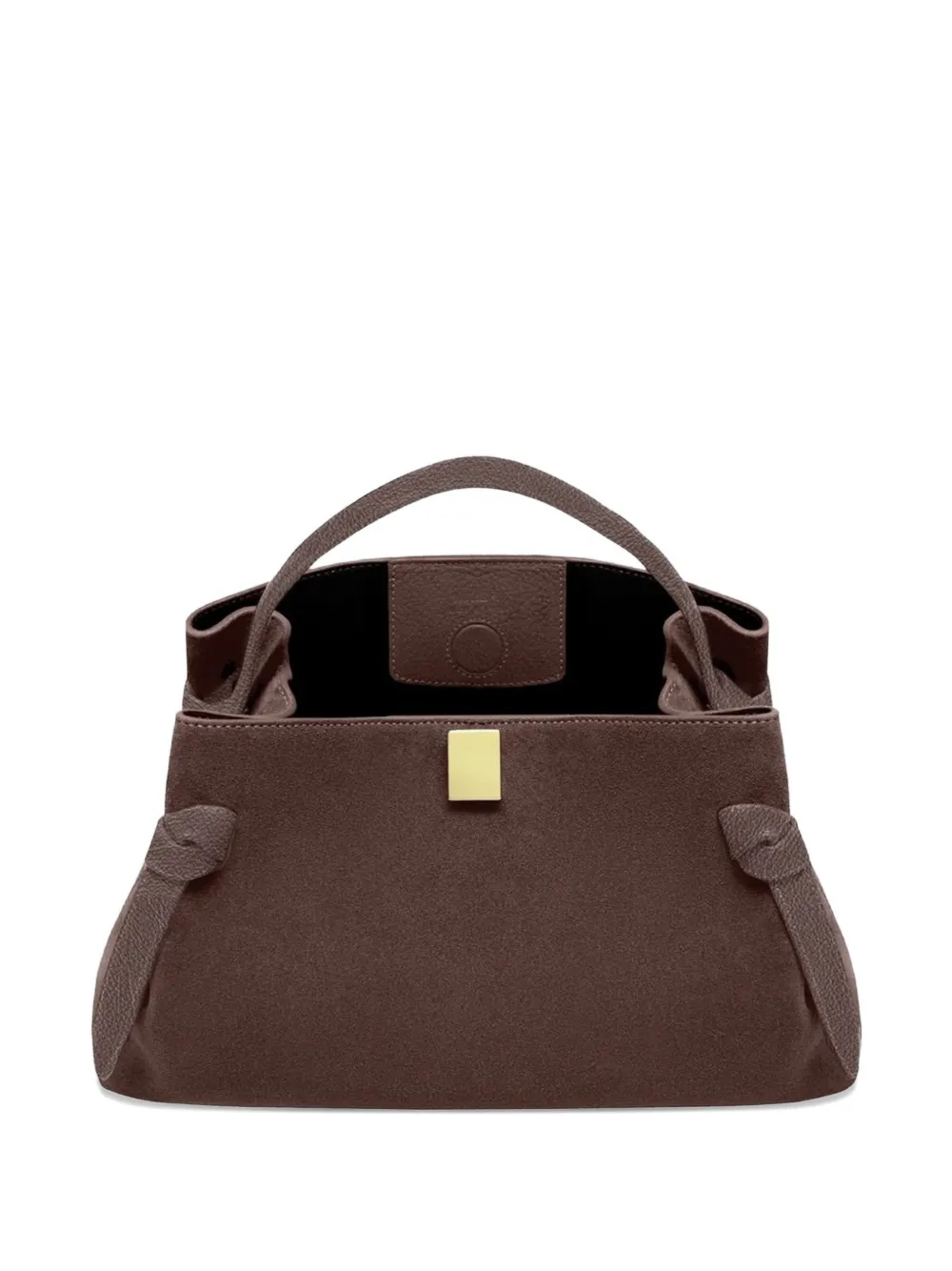 Yuzefi Gyoza suède shopper Bruin