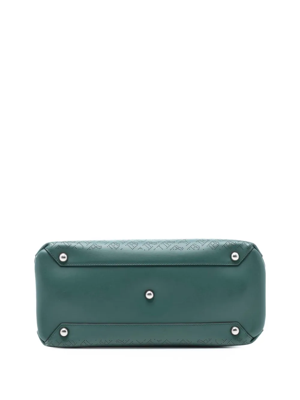 2000-2017 Medium Perforated Leather Banner Satchel