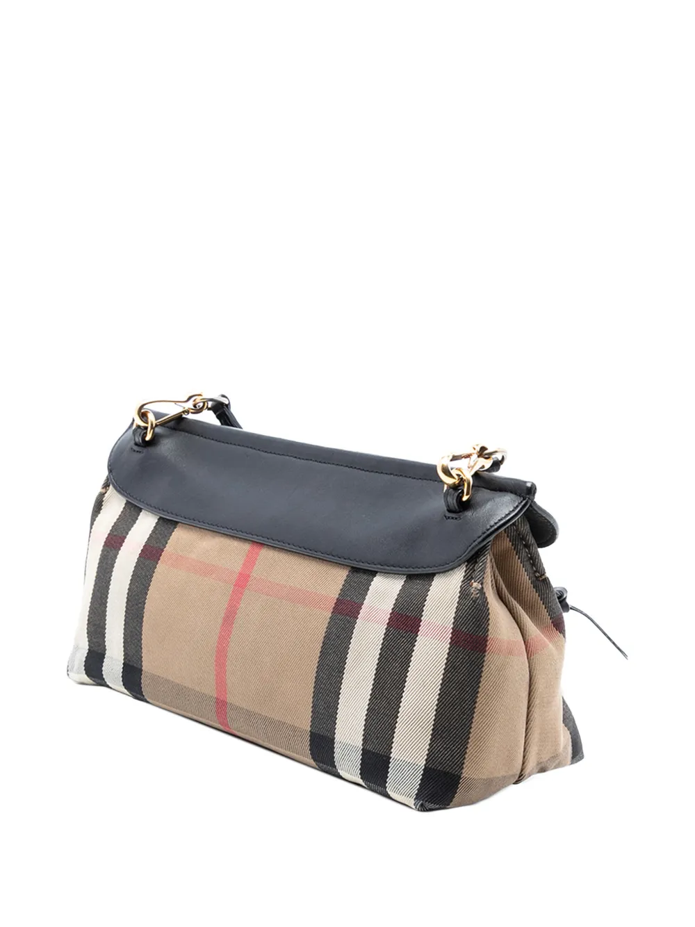 2000-2025 House Check Canvas And Leather Crossbody Bag