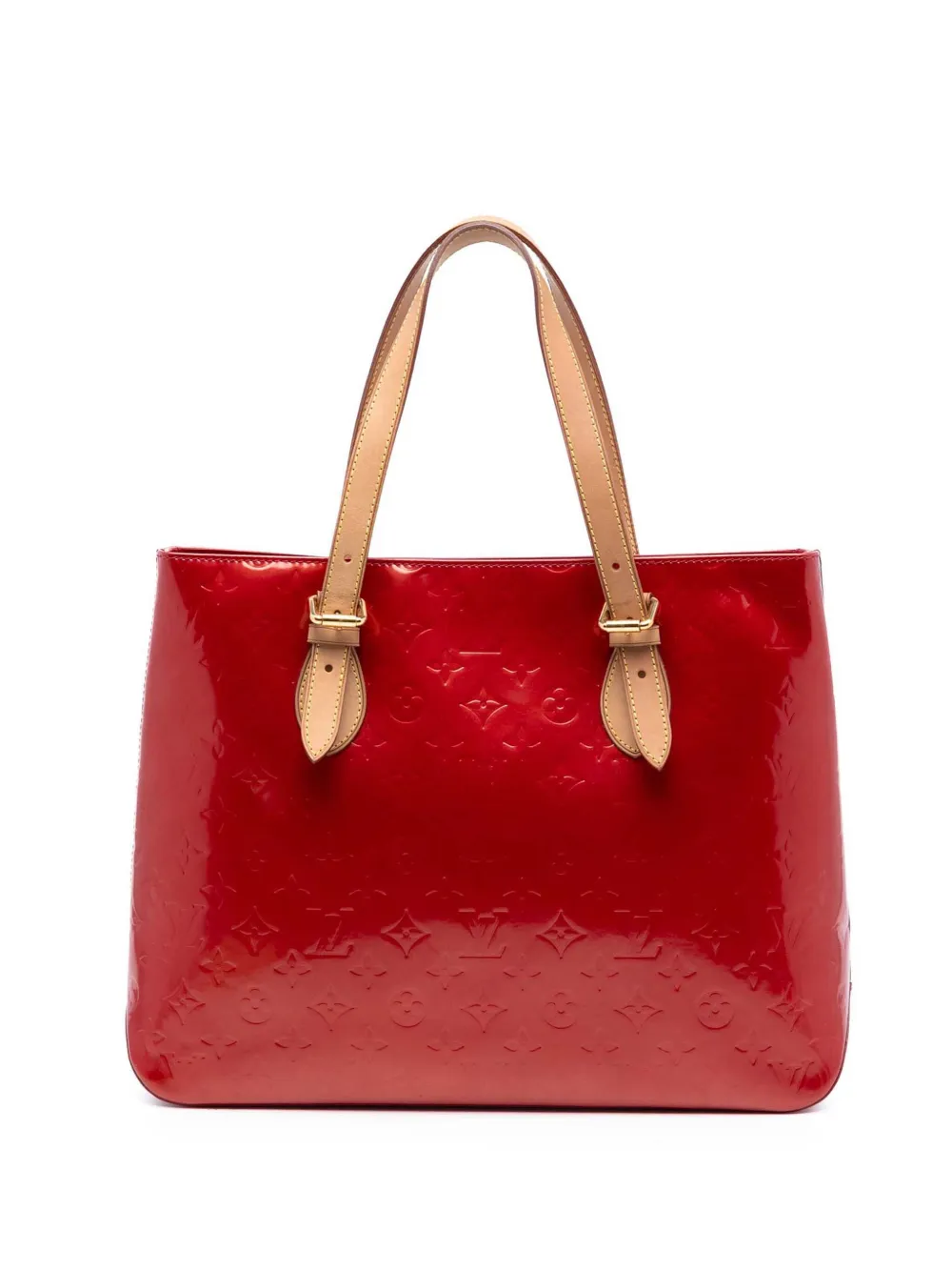 Louis Vuitton Pre-Owned 2008 Monogram Vernis Brentwood tote bag - Rosso