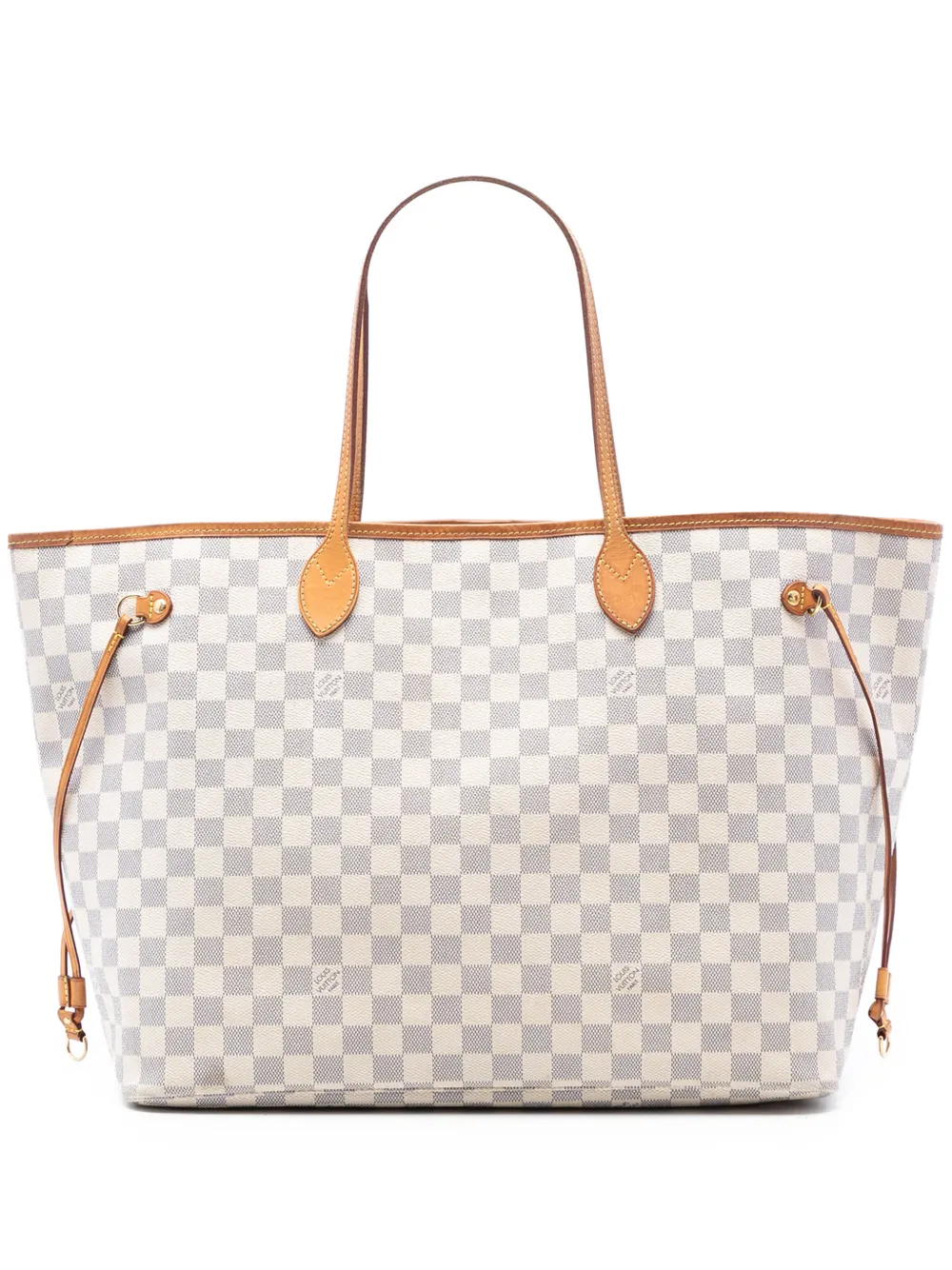 Louis Vuitton Pre-Owned 2010 Damier Azur Neverfull GM tote bag - Bianco