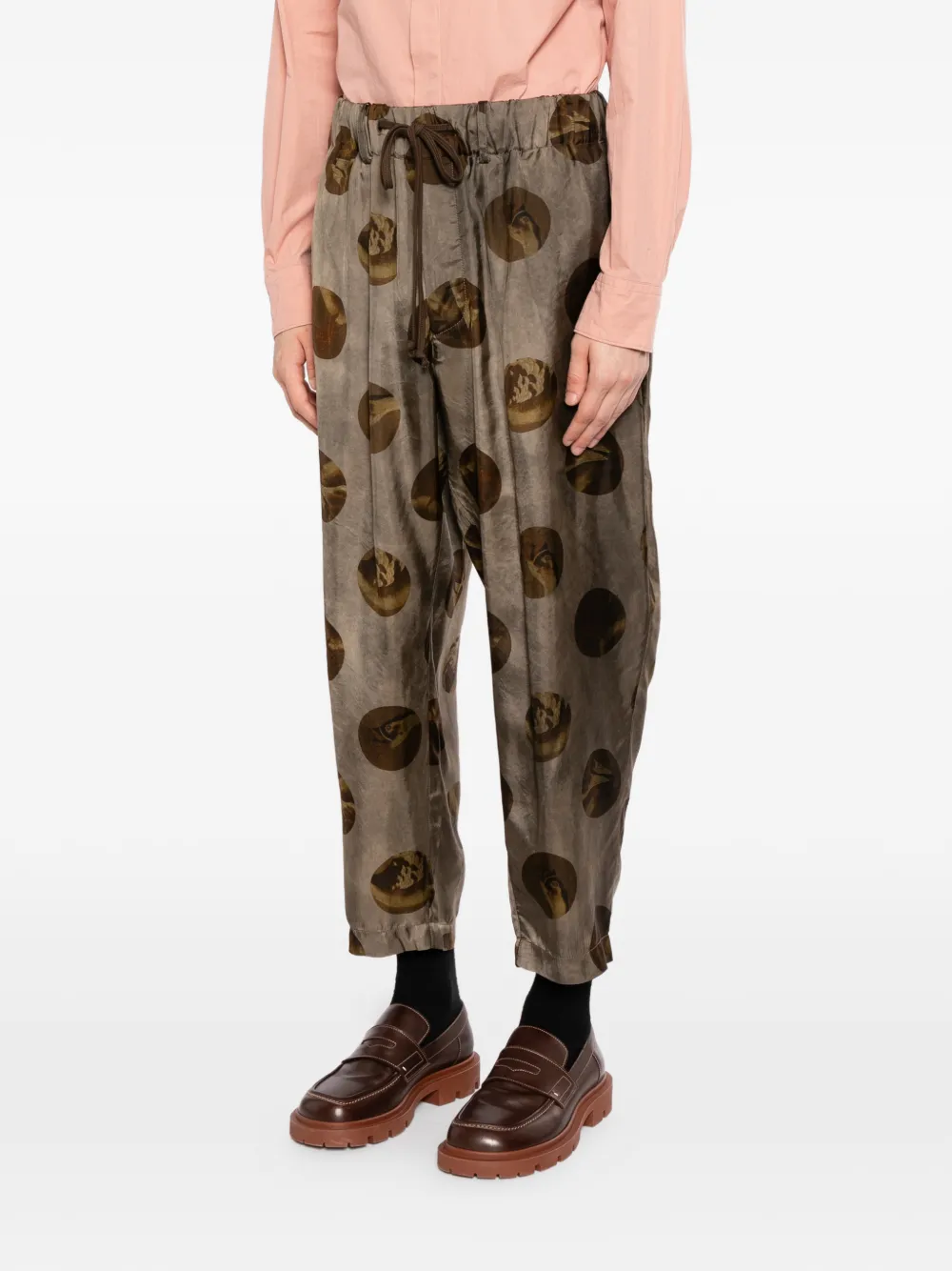  Uma Wang Pigiama Trousers - Brown 