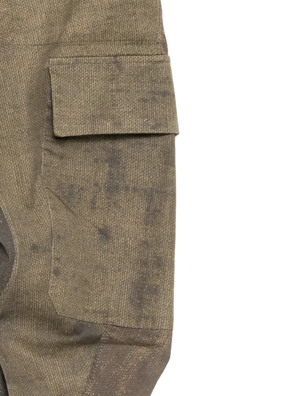  Masnada Patchwork Trousers - Brown 