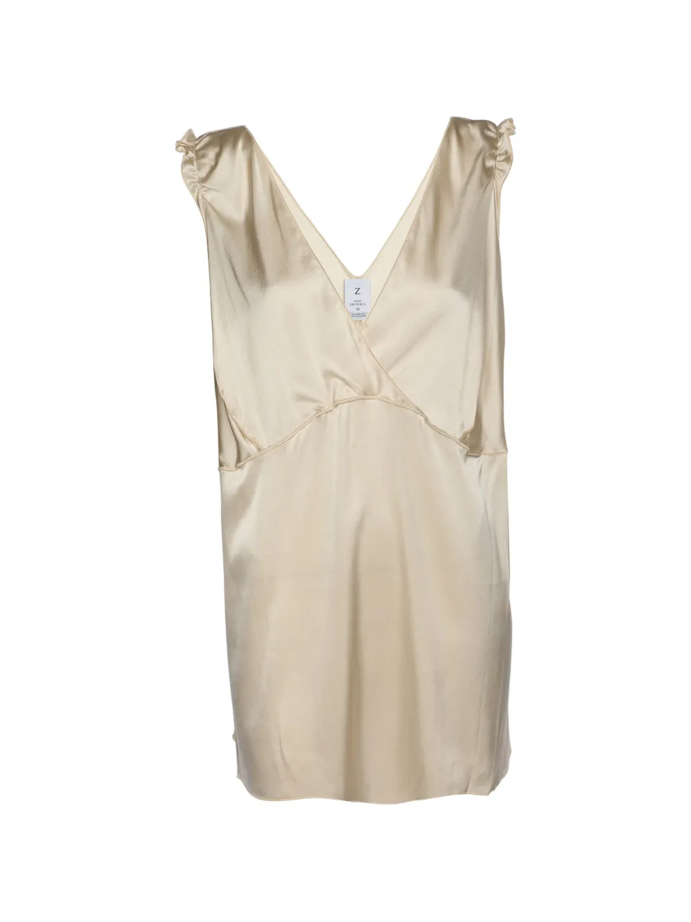 Zenith V-neck sleeveless blouse - Toni neutri