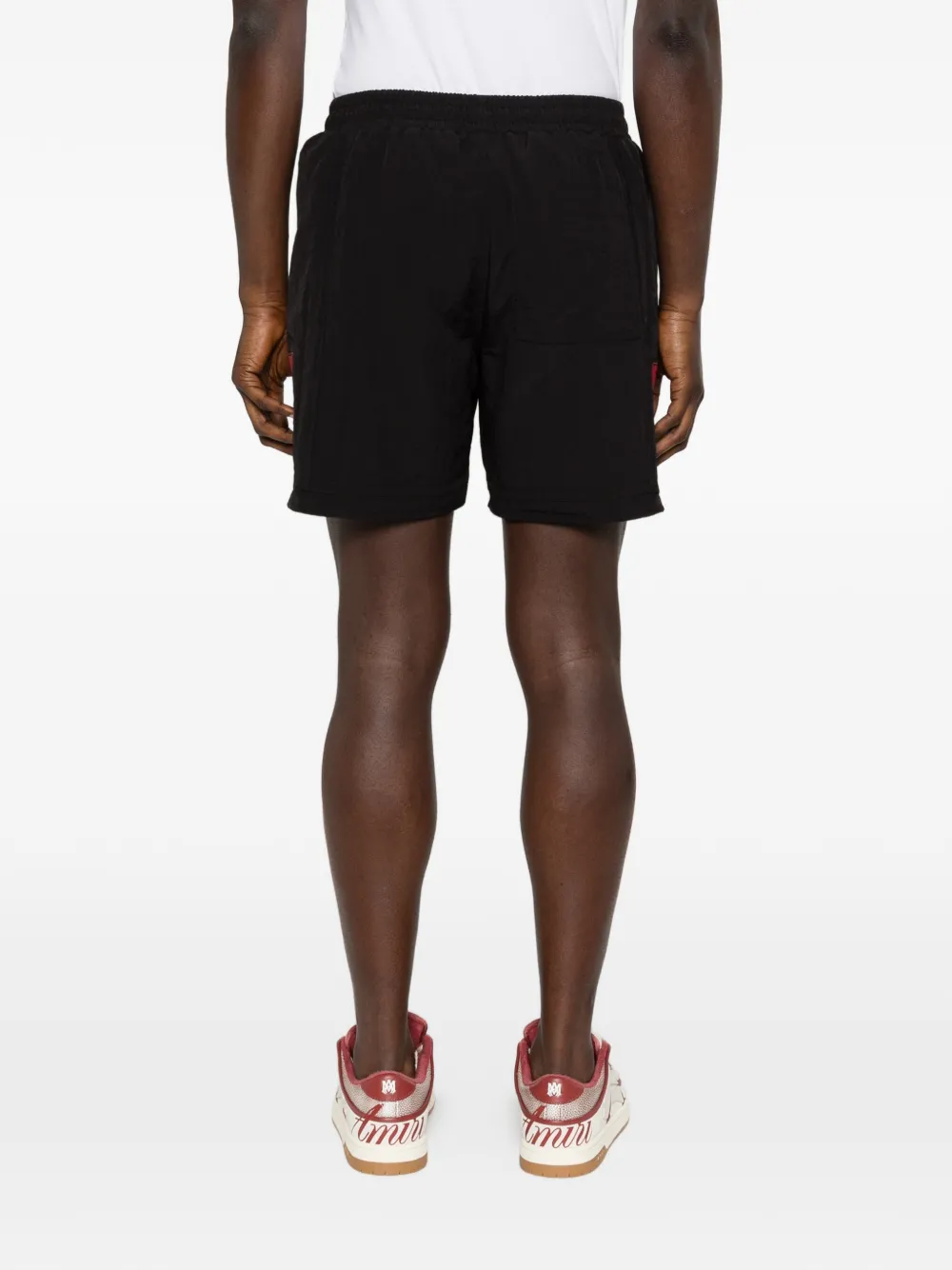 RHUDE Shorts met logodetail Zwart
