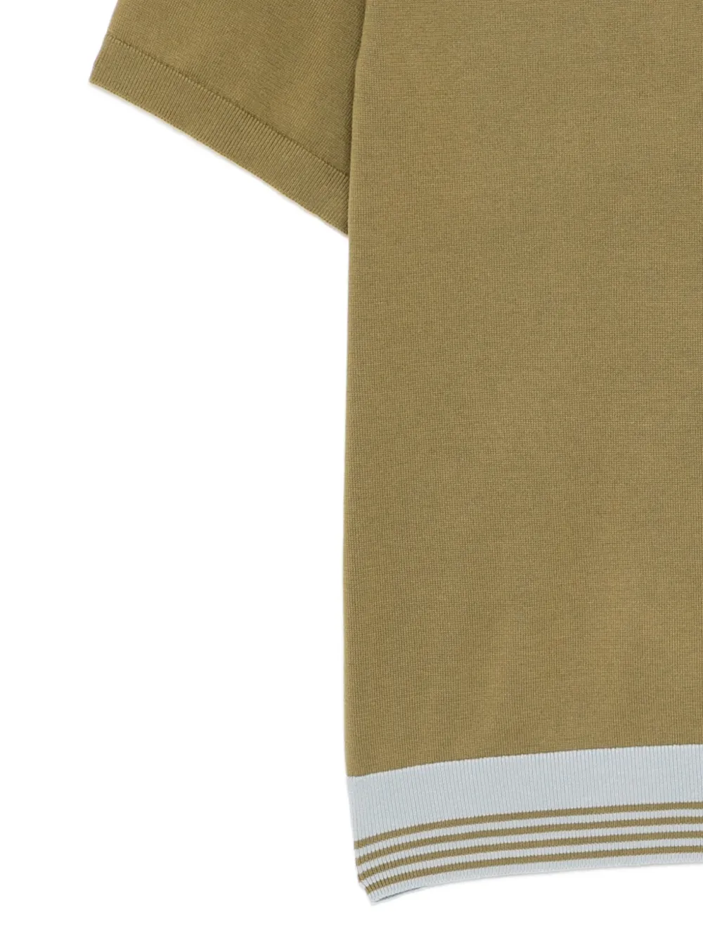 PS Paul Smith Gestreept poloshirt Groen