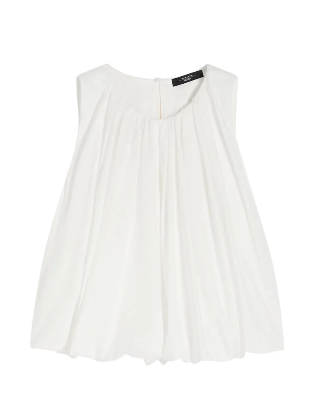 Weekend Max Mara gathered top - Bianco