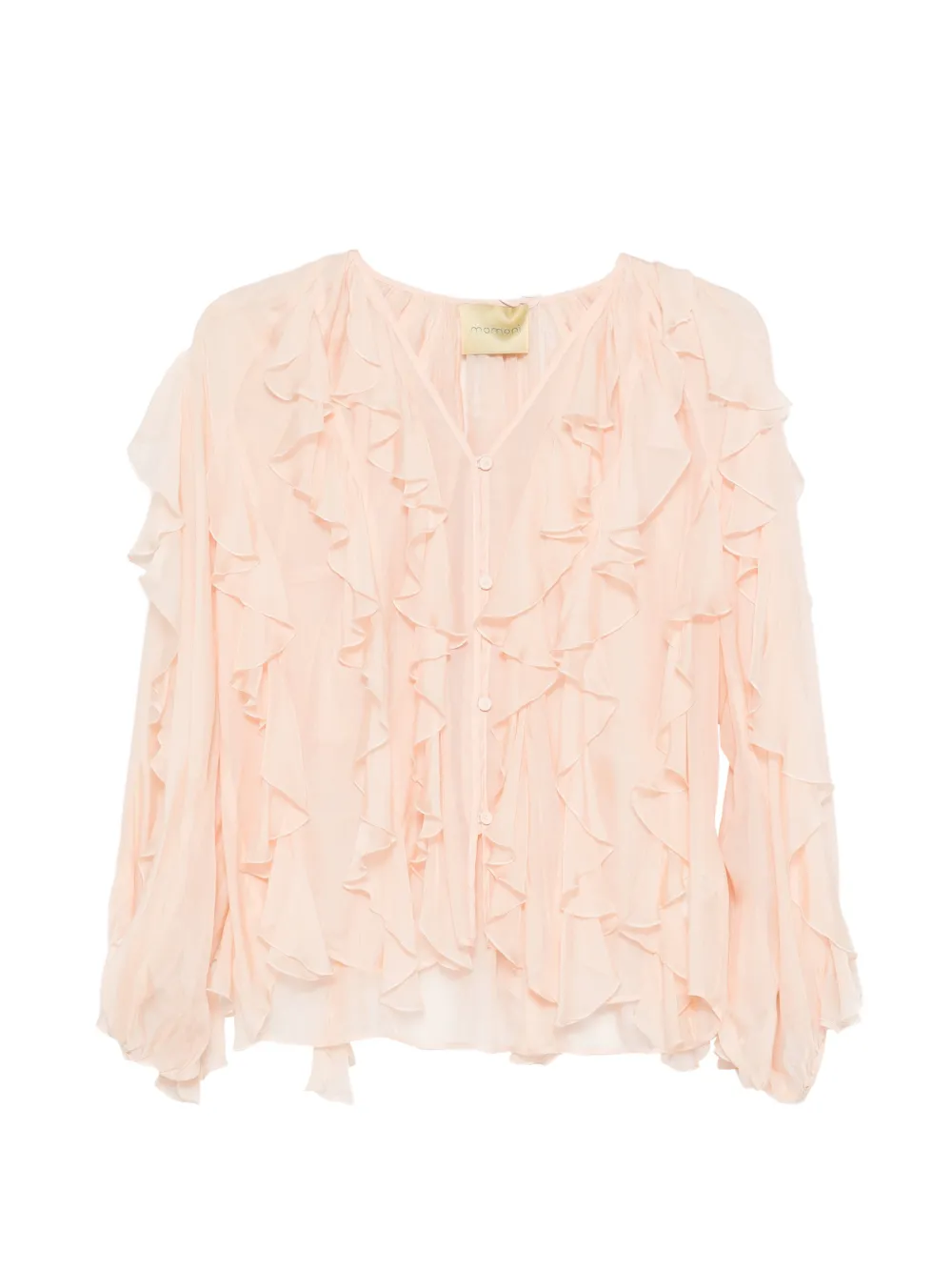 Momoni Canela ruffled blouse - Rosa