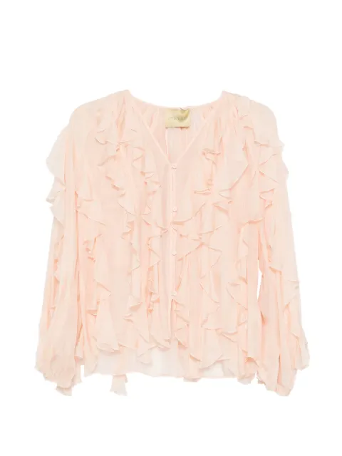 Momoni Canela ruffled blouse