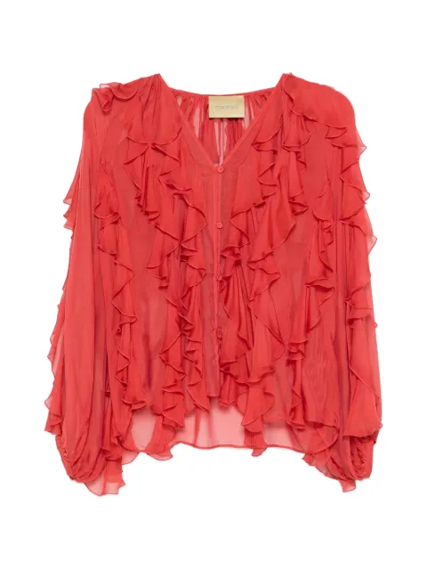 Momoni Canela ruffled blouse