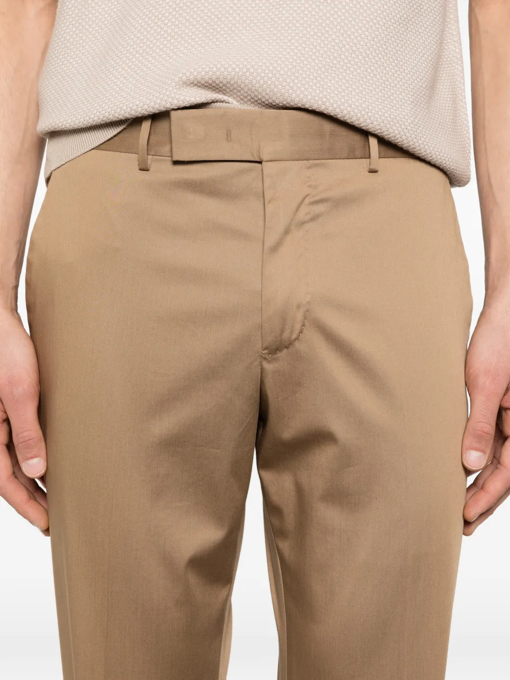 Zip-Up Trousers
