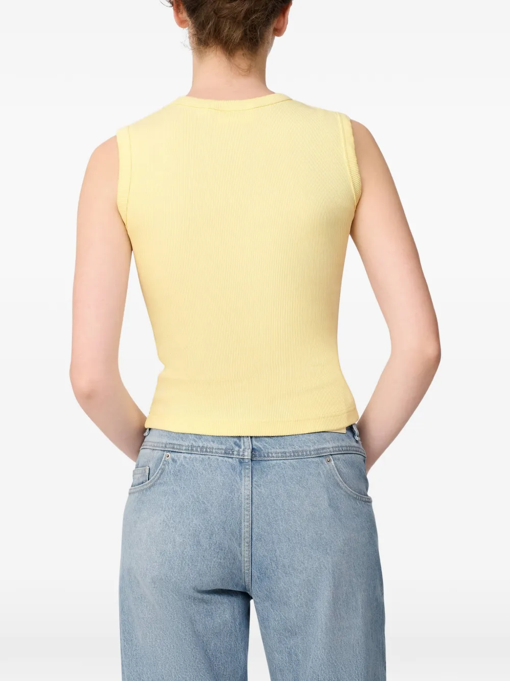 Axel Arigato Tanktop met diepe ronde hals Geel