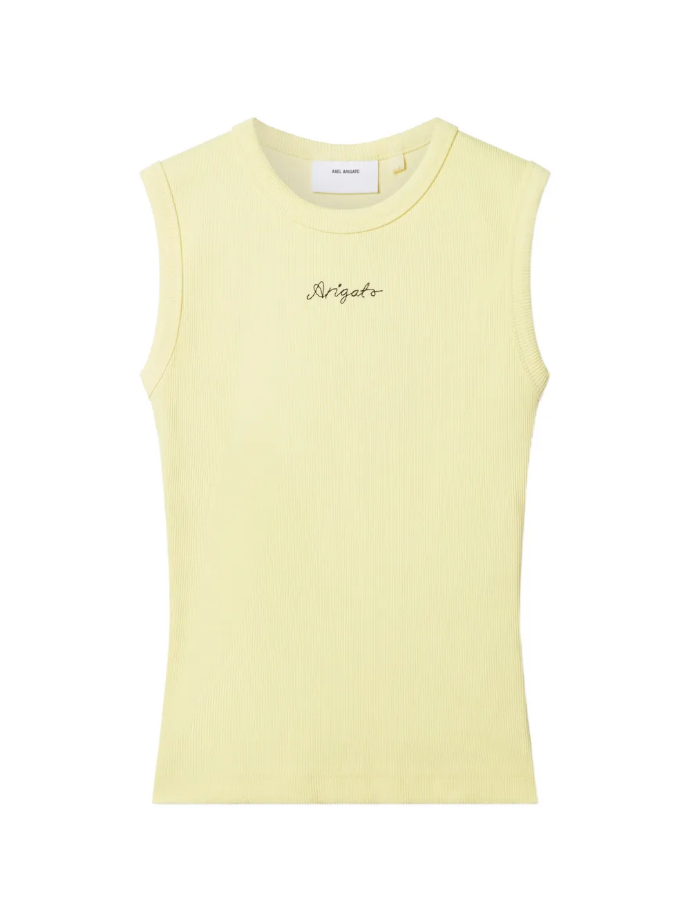 Axel Arigato ribbed scoop-neck tank top - Giallo