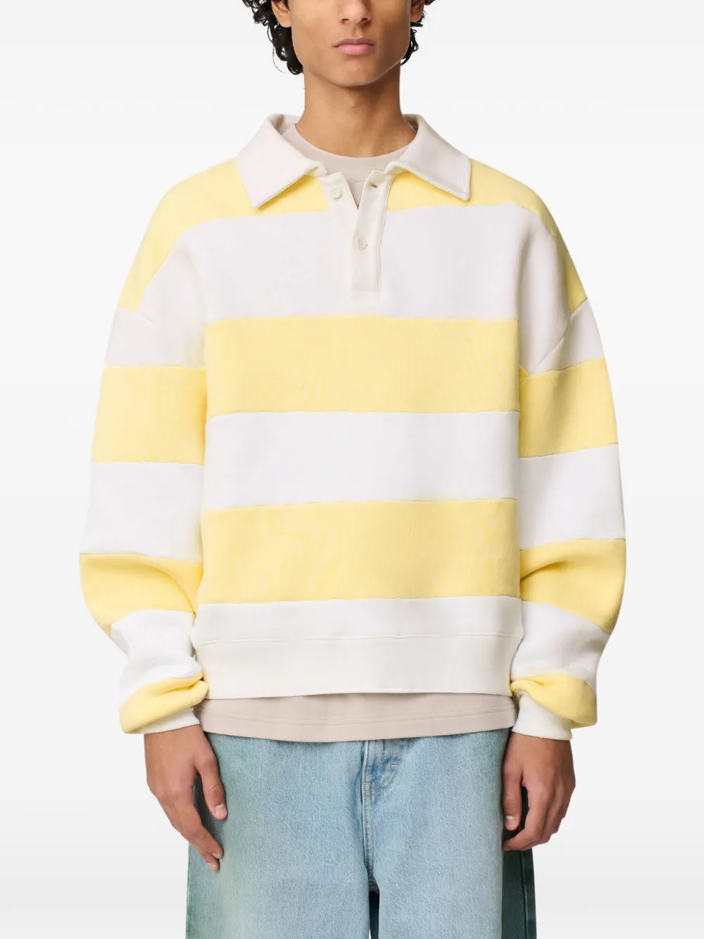  Axel Arigato Striped Sweater - Yellow 