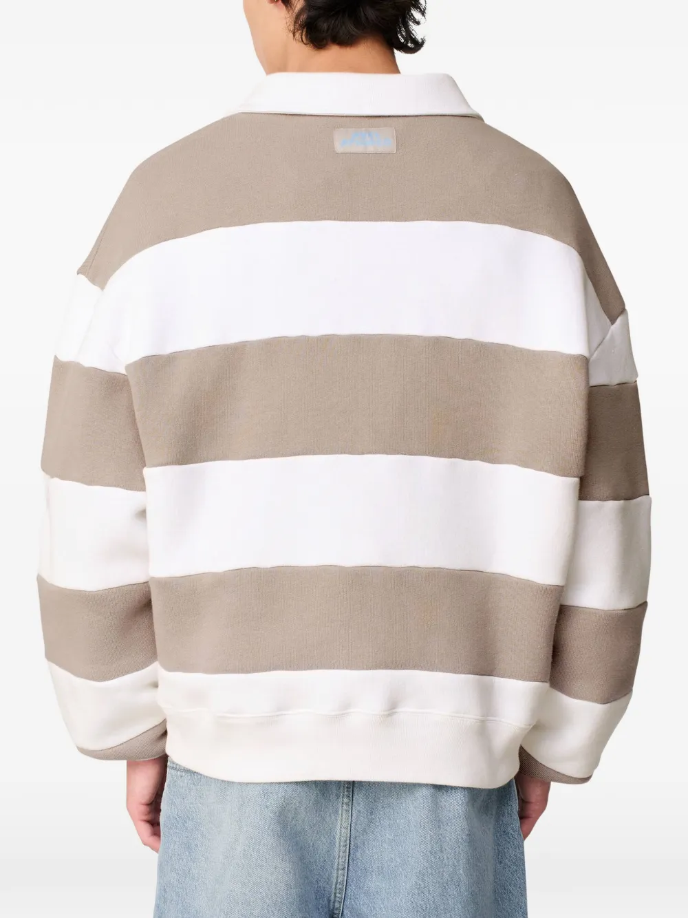 Axel Arigato Gestreepte trui Beige