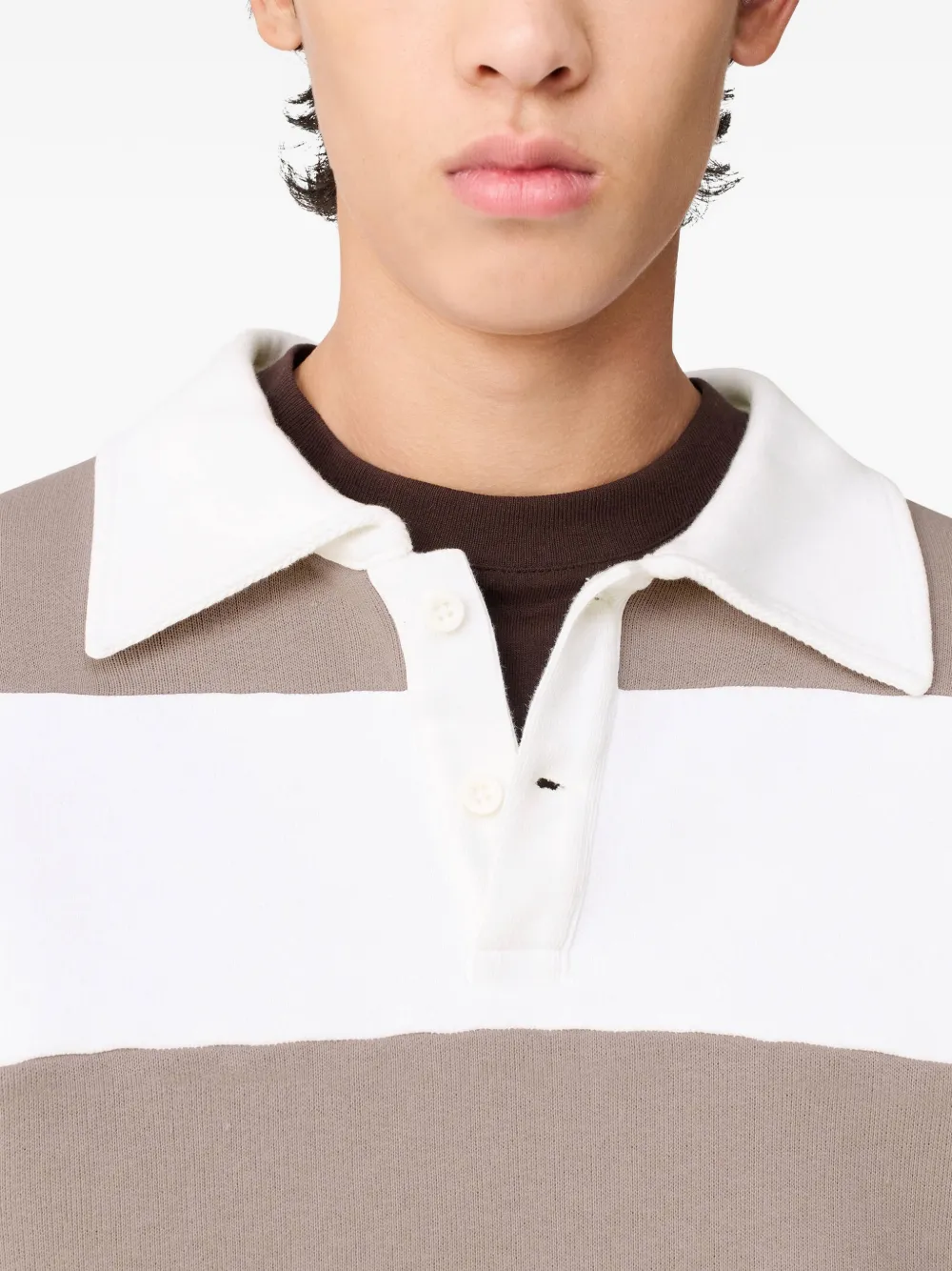 Axel Arigato Gestreepte trui Beige