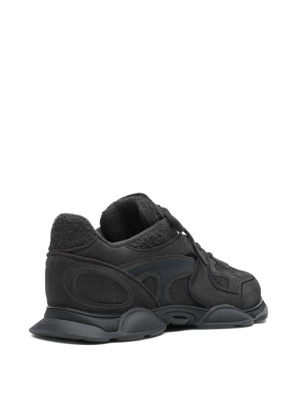 Axel Arigato lace-up panelled eris trainers Zwart