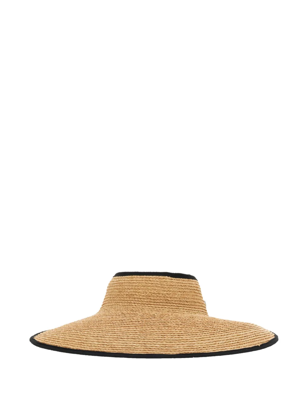 Helen Kaminski raffia trim-detail hat - Toni neutri