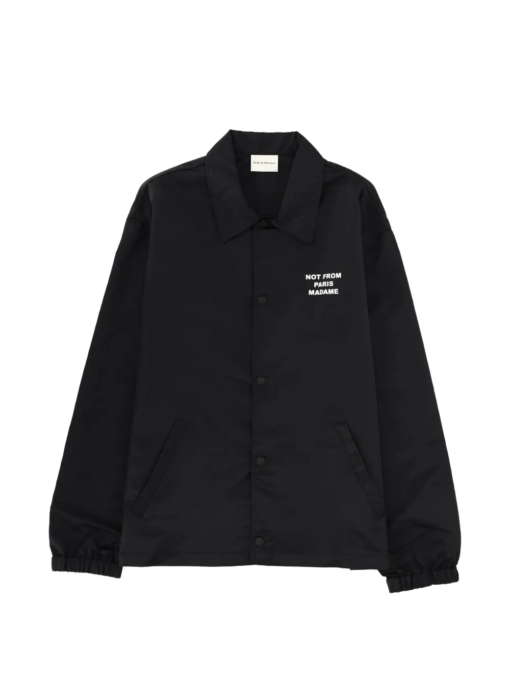 Drôle De Monsieur buttoned jacket - Nero