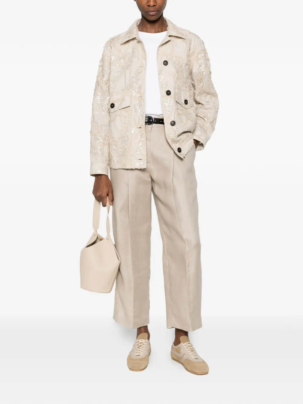 Brunello Cucinelli Plooibroek Beige