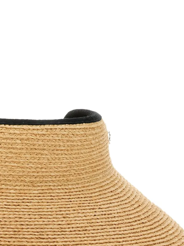 【HELEN KAMINSKI】ハリエット Helen Kaminski Raffia trim-detail Hat | Neutrals | FARFETCH CA