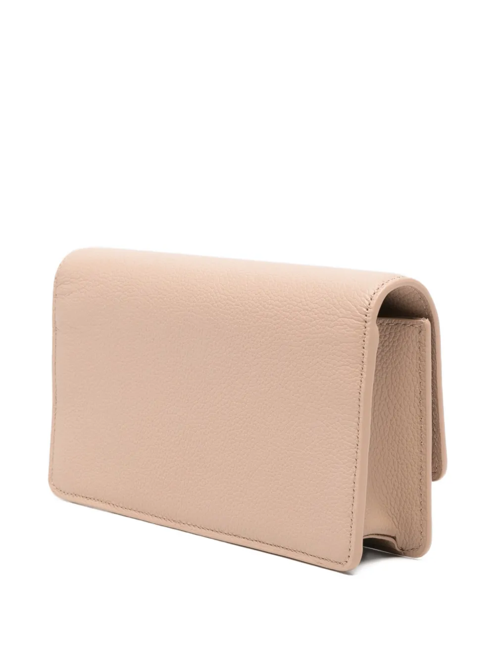 chain leather clutch bag