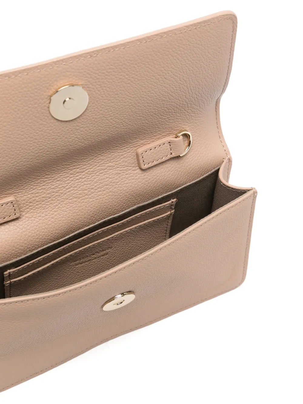 chain leather clutch bag