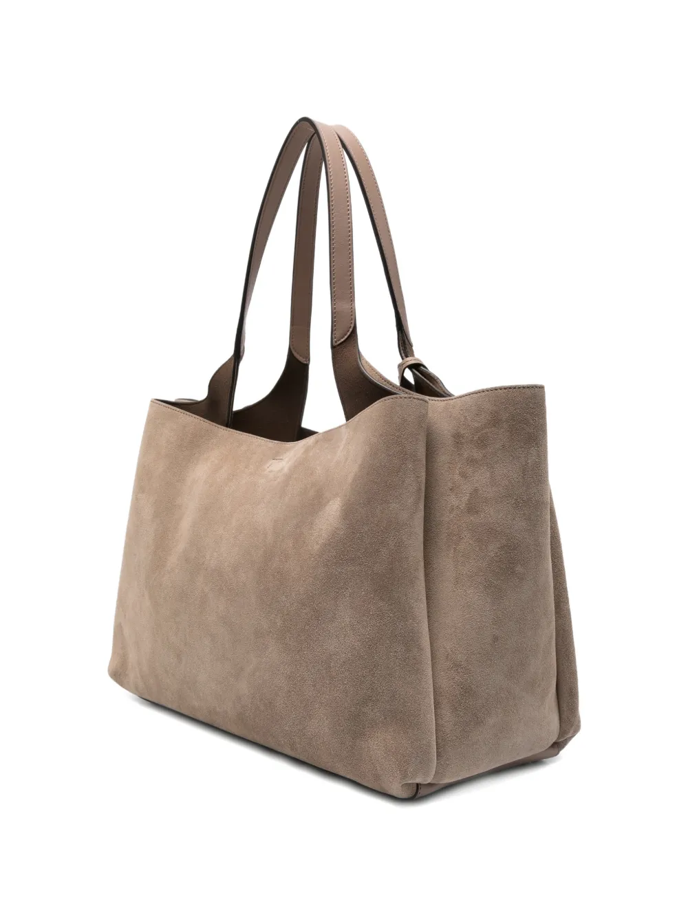 Tod's Shopper met T-logobedel Beige