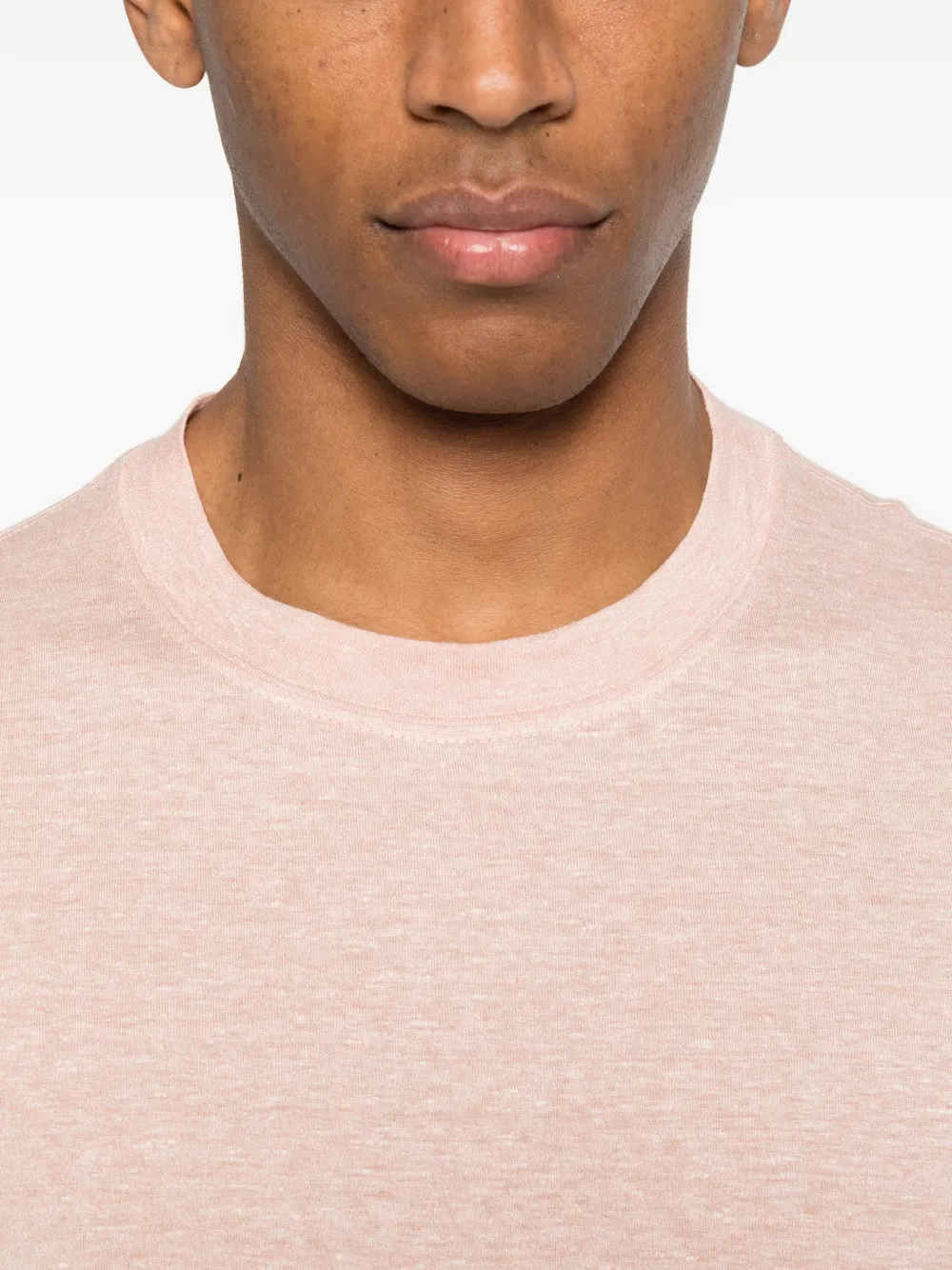 Brunello Cucinelli T-shirt met ronde hals Roze