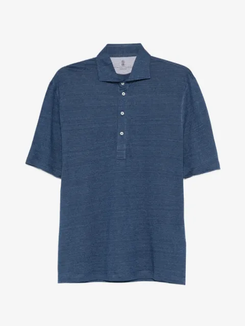 Brunello Cucinelli button-fastening short-sleeve polo shirt