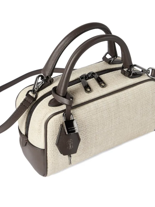 Brunello Cucinelli Explorer Boston Tote Bag | Neutrals | FARFETCH