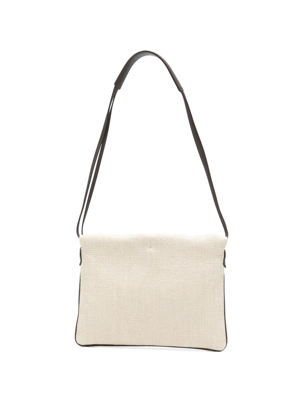 Brunello Cucinelli canvas shoulder bag - Toni neutri