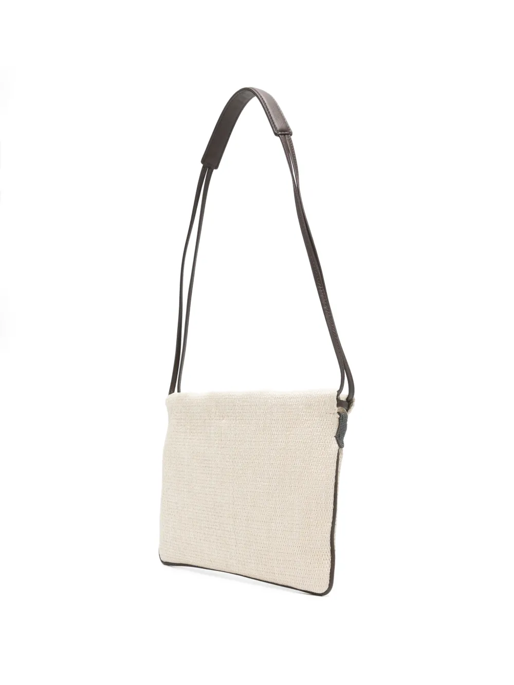 Brunello Cucinelli Canvas schoudertas Beige