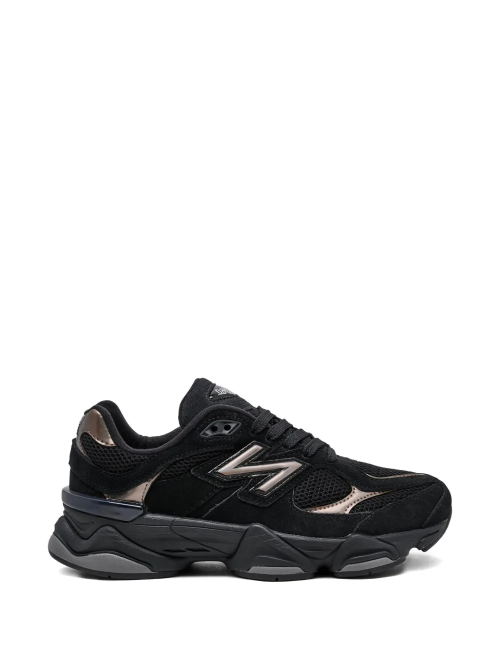 New Balance Kids 9060 GS overlay sneakers Zwart