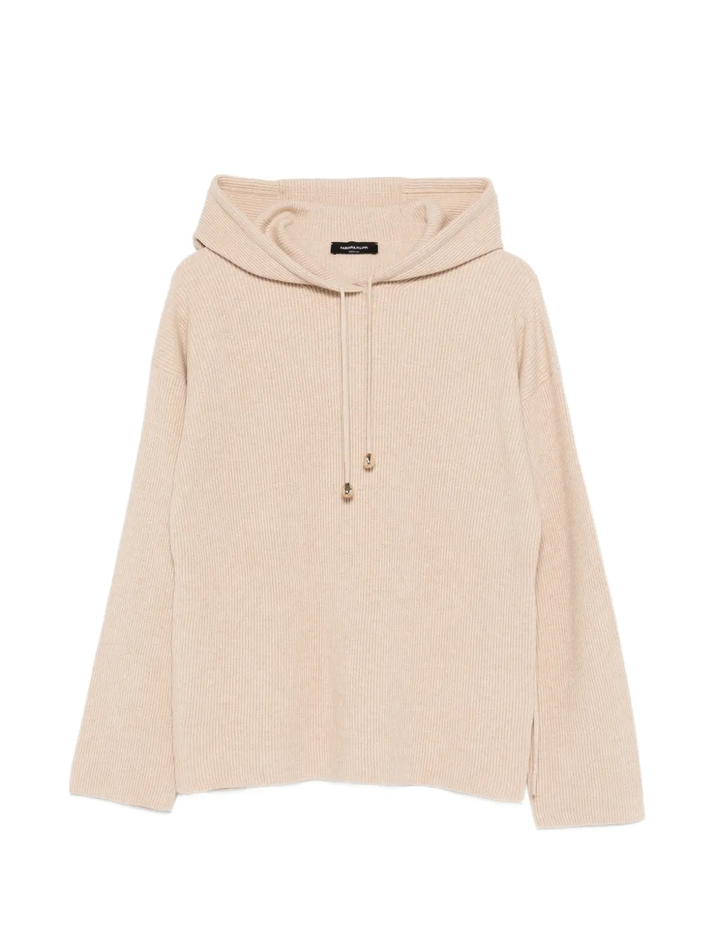 Fabiana Filippi long-sleeves hoodie - Toni neutri