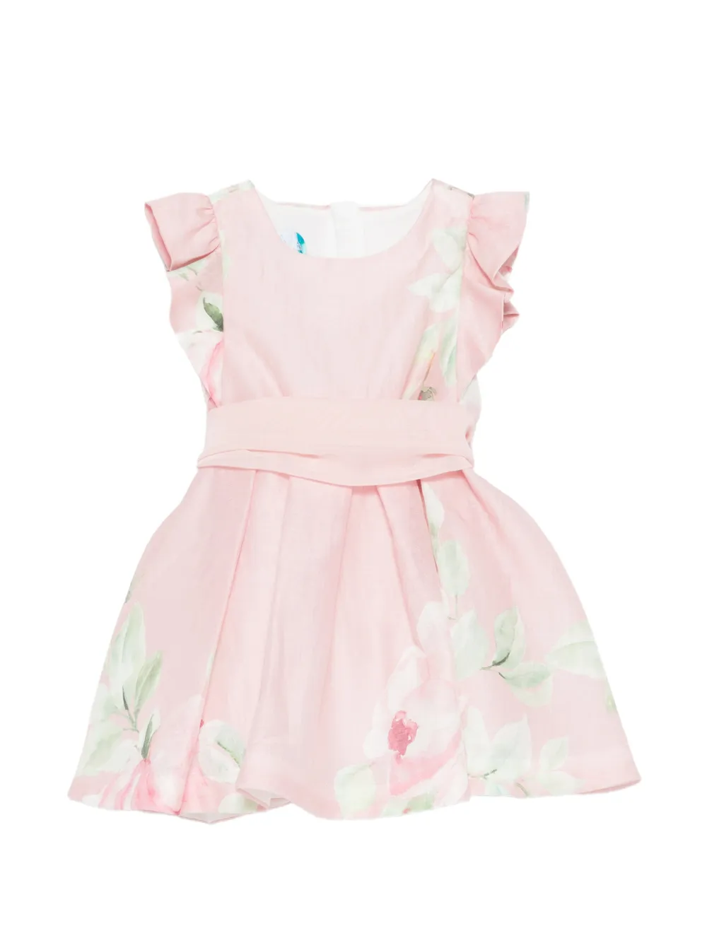 Abel & Lula ruffled floral dress - Rosa