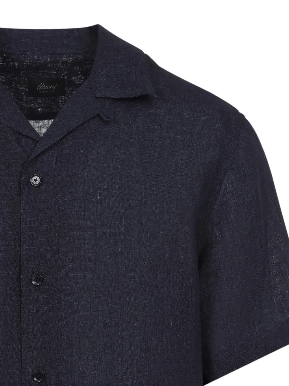 Short-Sleeve Linen Shirt