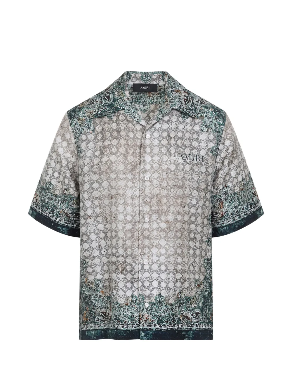 AMIRI patterned silk shirt – Neutrals
