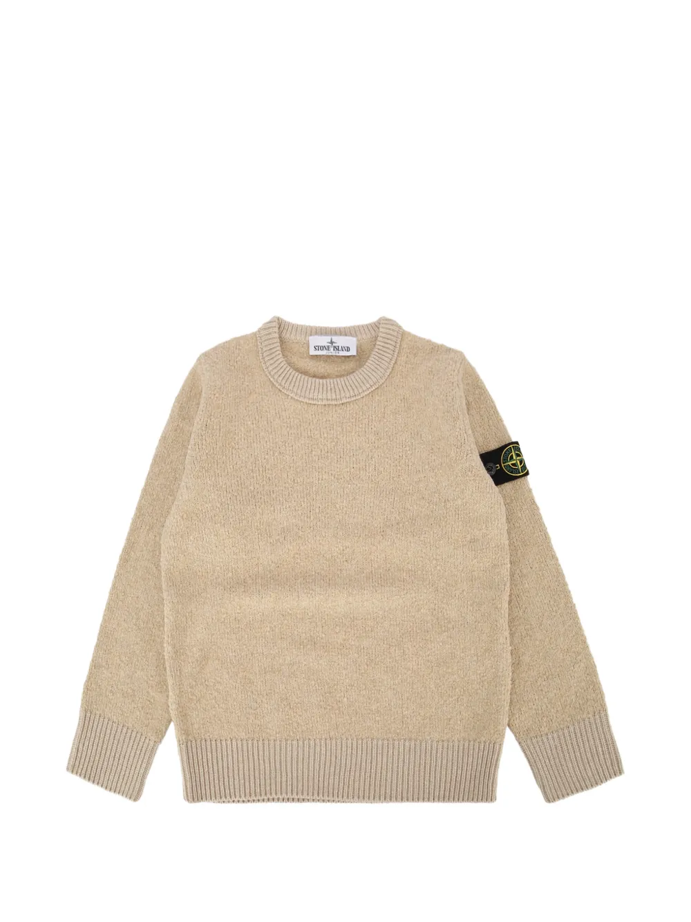 Stone Island Junior Compass-badge sweater - Toni neutri