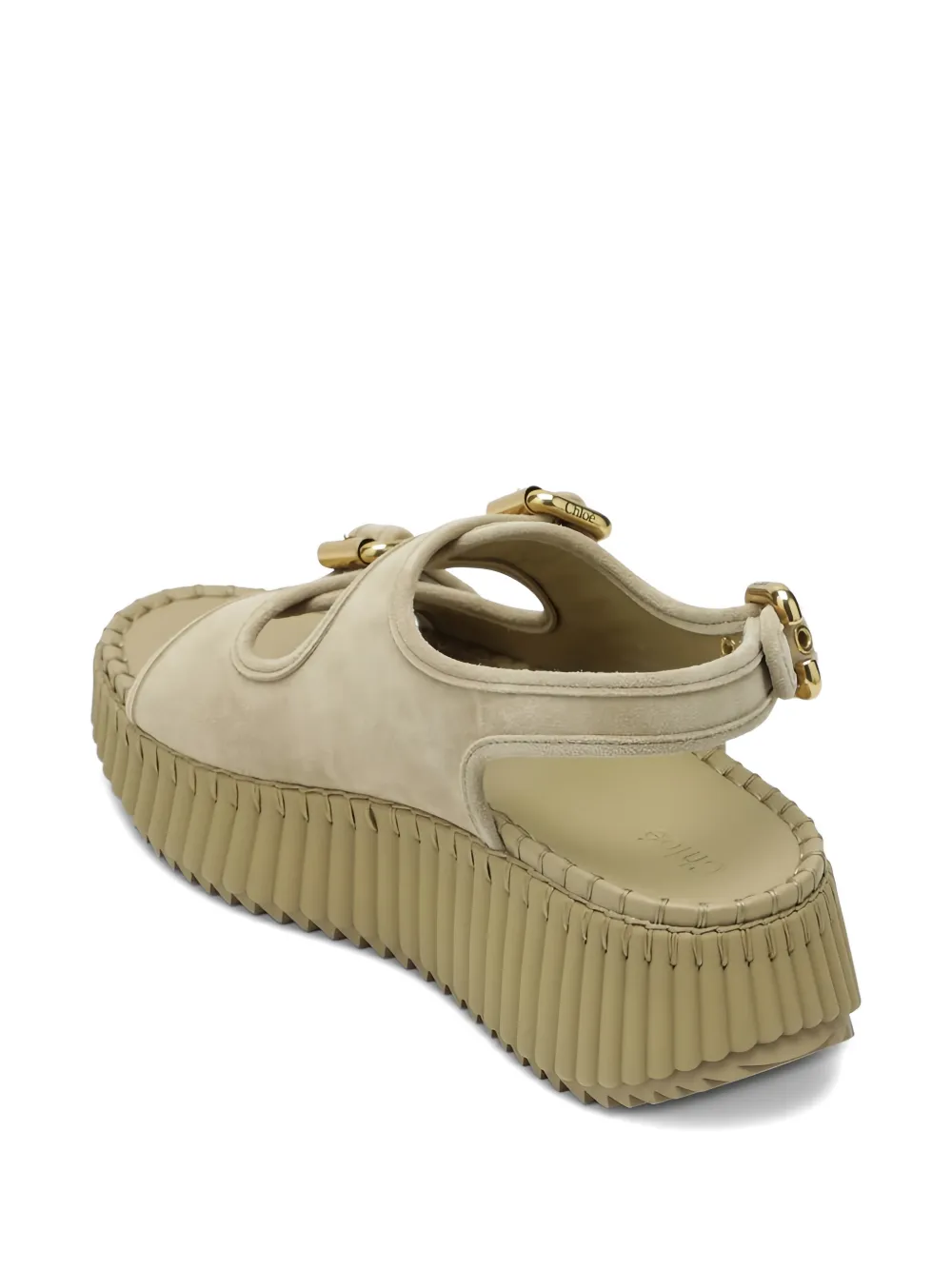 Chloé Sandalen met gesp Groen