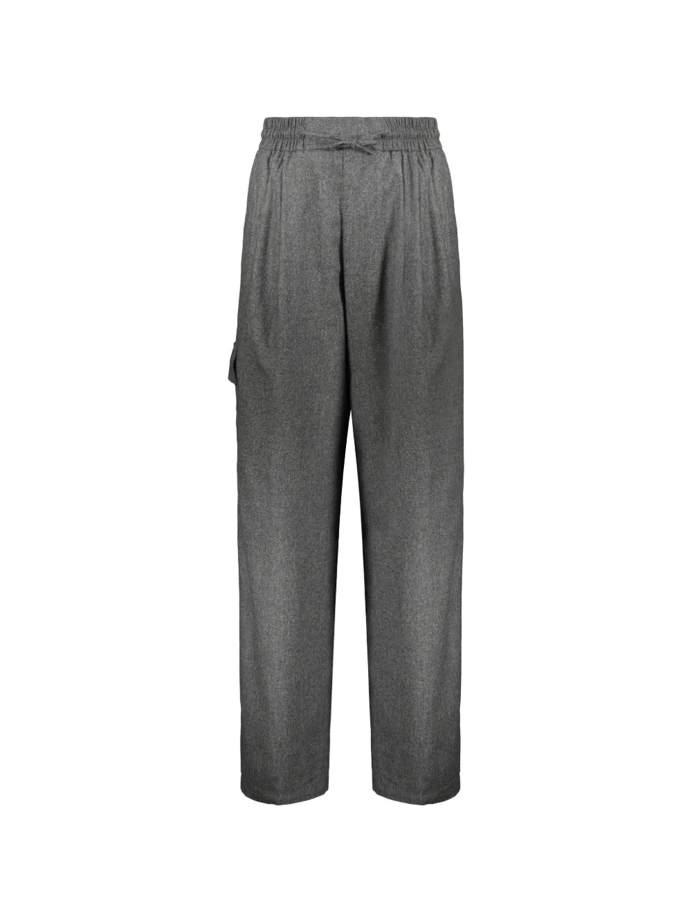 Yves Salomon pleated wide-leg trousers - Grigio