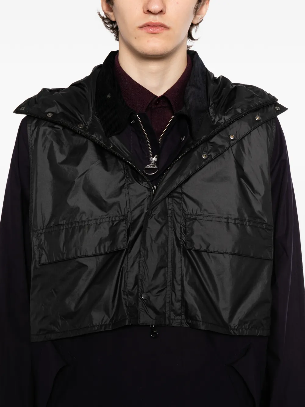 Barbour x Kaptain Sunshine Smock jack Blauw