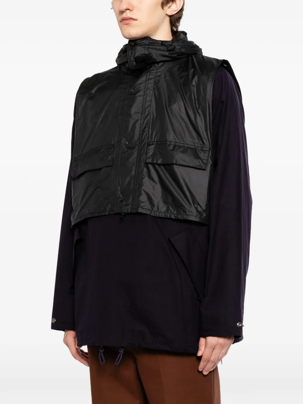 Barbour x Kaptain Sunshine Smock jack Blauw