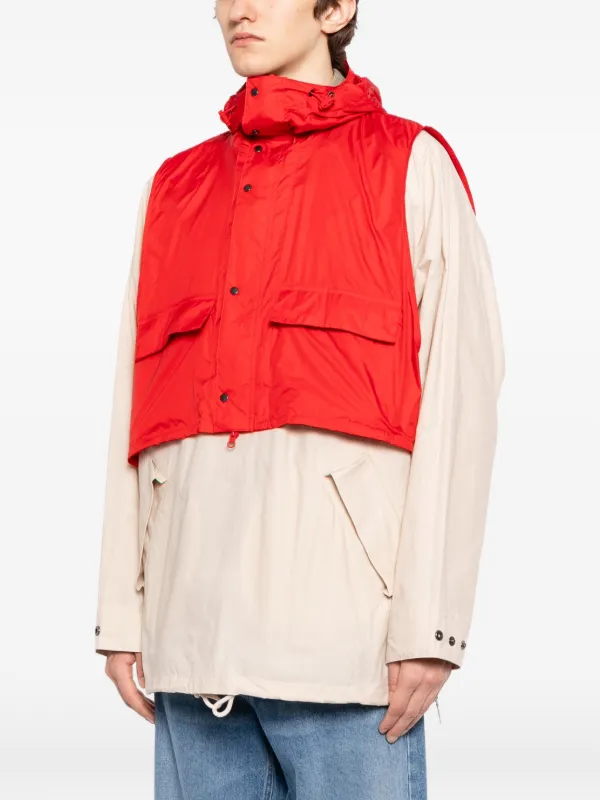 Barbour x Kaptain Sunshine カラーブロック コート | ニュートラル