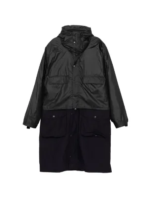 Rick Owens DRKSHDW フィッシュテール レインコート | ブラック