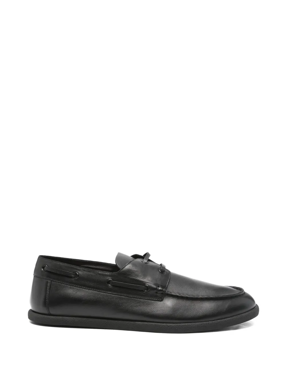 The Row Novus boat shoes - Nero